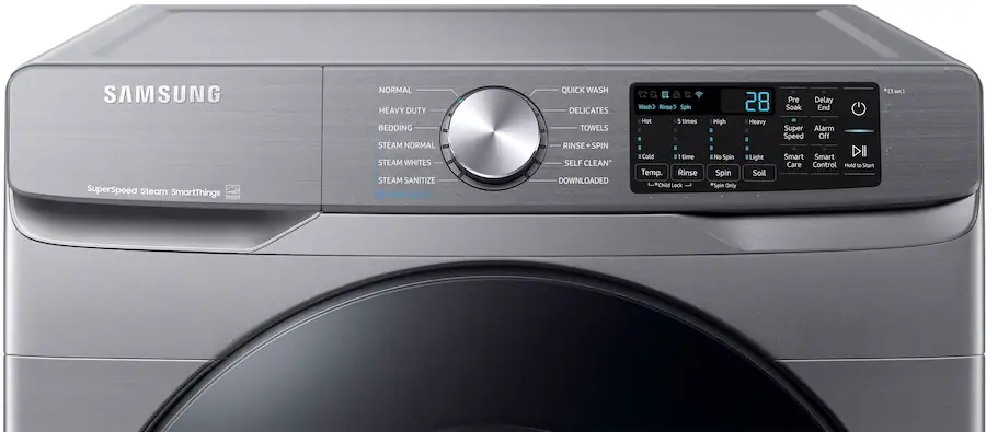 Samsung WF45B6300AP 4.5 cu. ft. High-Efficiency Stackable Smart Front Load Washer with Steam and Super Speed Wash (2022) — image 3